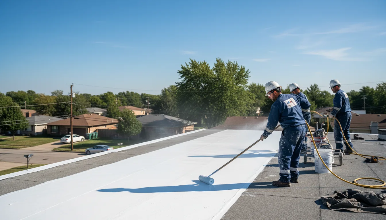 Commercial roof coating in Rainbow City, AL near me